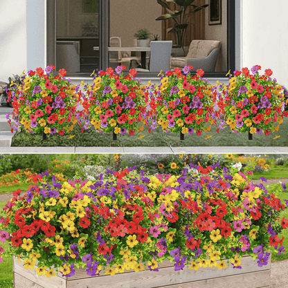 Outdoor/Indoor UV Resistant & Waterproof Artificial Flower Decor