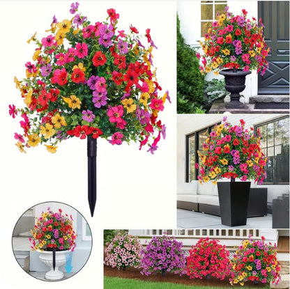 Outdoor/Indoor UV Resistant & Waterproof Artificial Flower Decor