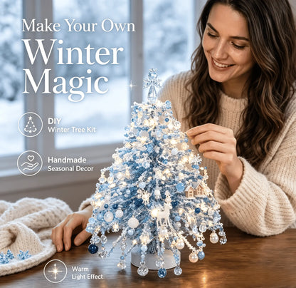 🎄 DIY Beaded Christmas Tree Kit – Sparkling Tabletop Holiday Decor