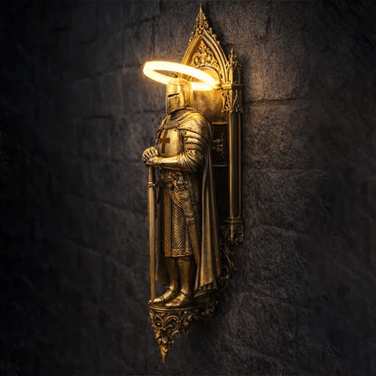 🛡️ Medieval Knight Wall Sconce