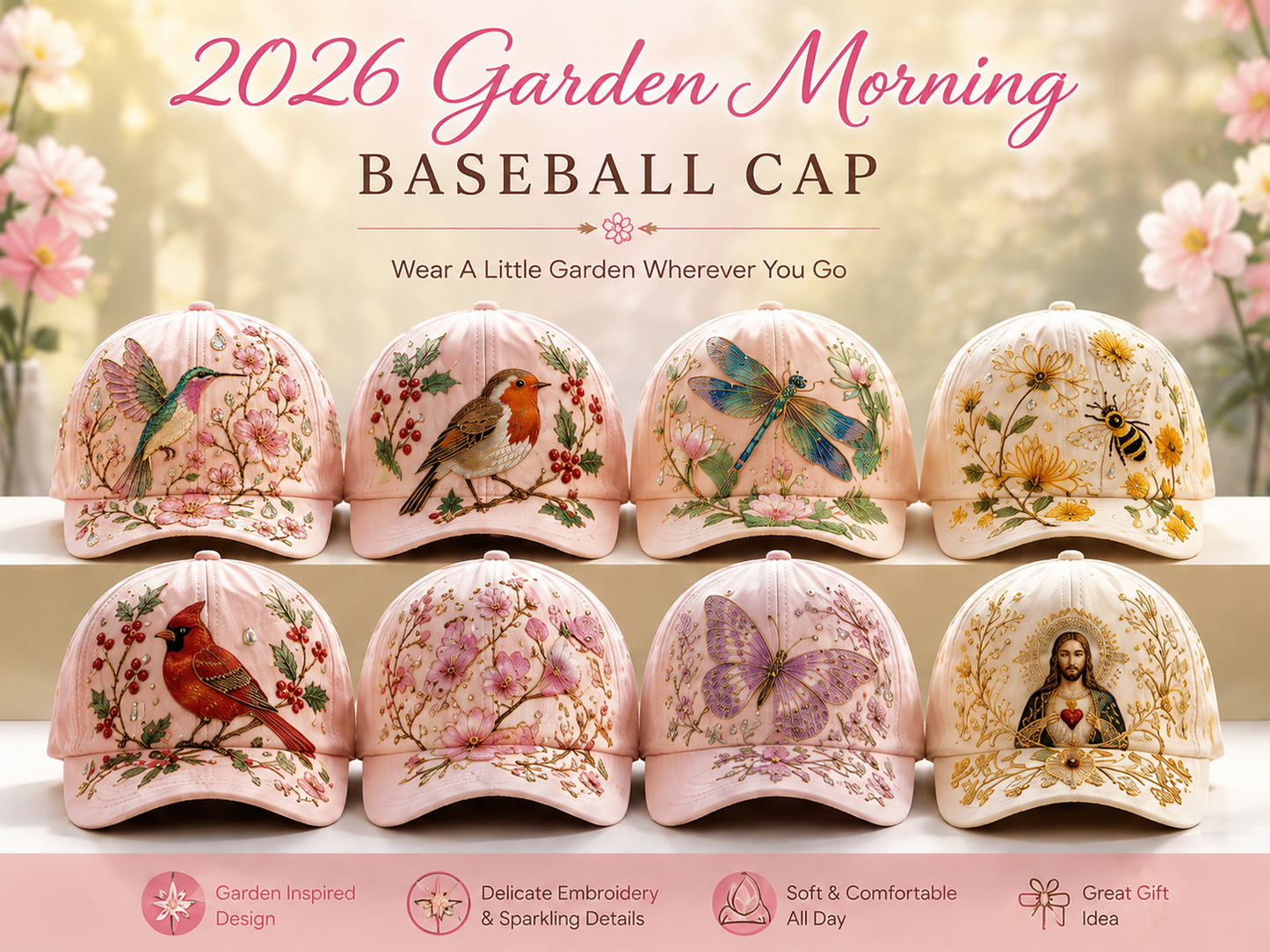 🌸🌿2026 Garden Morning Baseball Cap