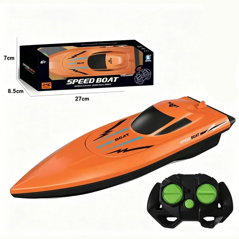 Dual-Motor High-Speed Remote Control Racing Boat