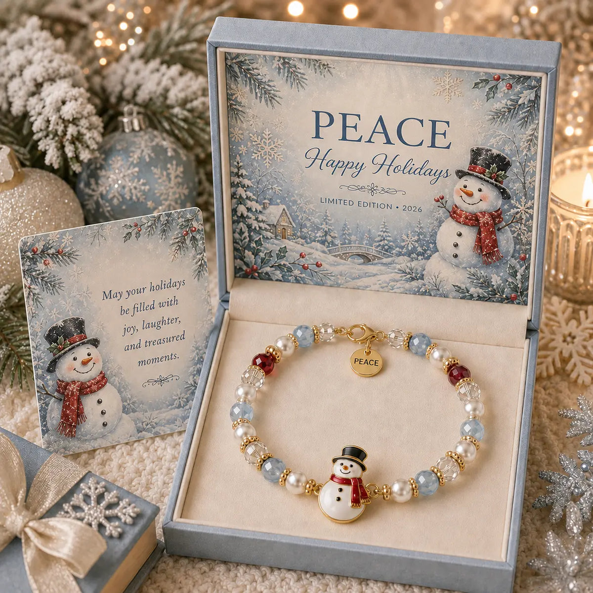 🎄 Limited Edition Christmas Meaning Bracelet Set | Holiday Keepsake Gift Jewelry