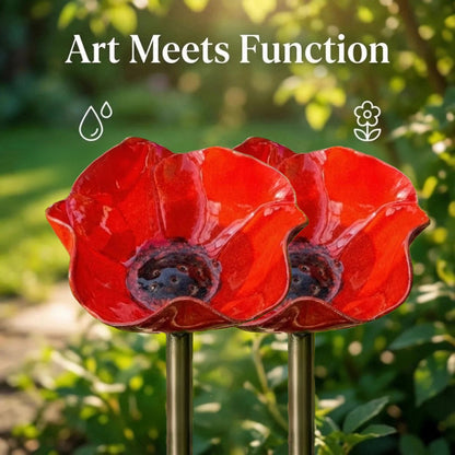 Handmade Metal Flower Garden Stake