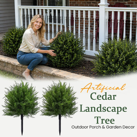 Outdoor/Indoor UV Resistant & Waterproof Artificial Cedar Landscape Tree