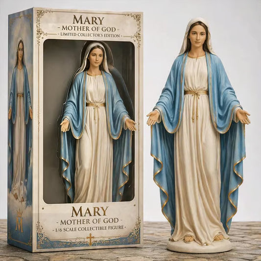 ✝️Handcrafted Virgin Mary Collectible Figure – A Sacred Keepsake of Faith & Grace