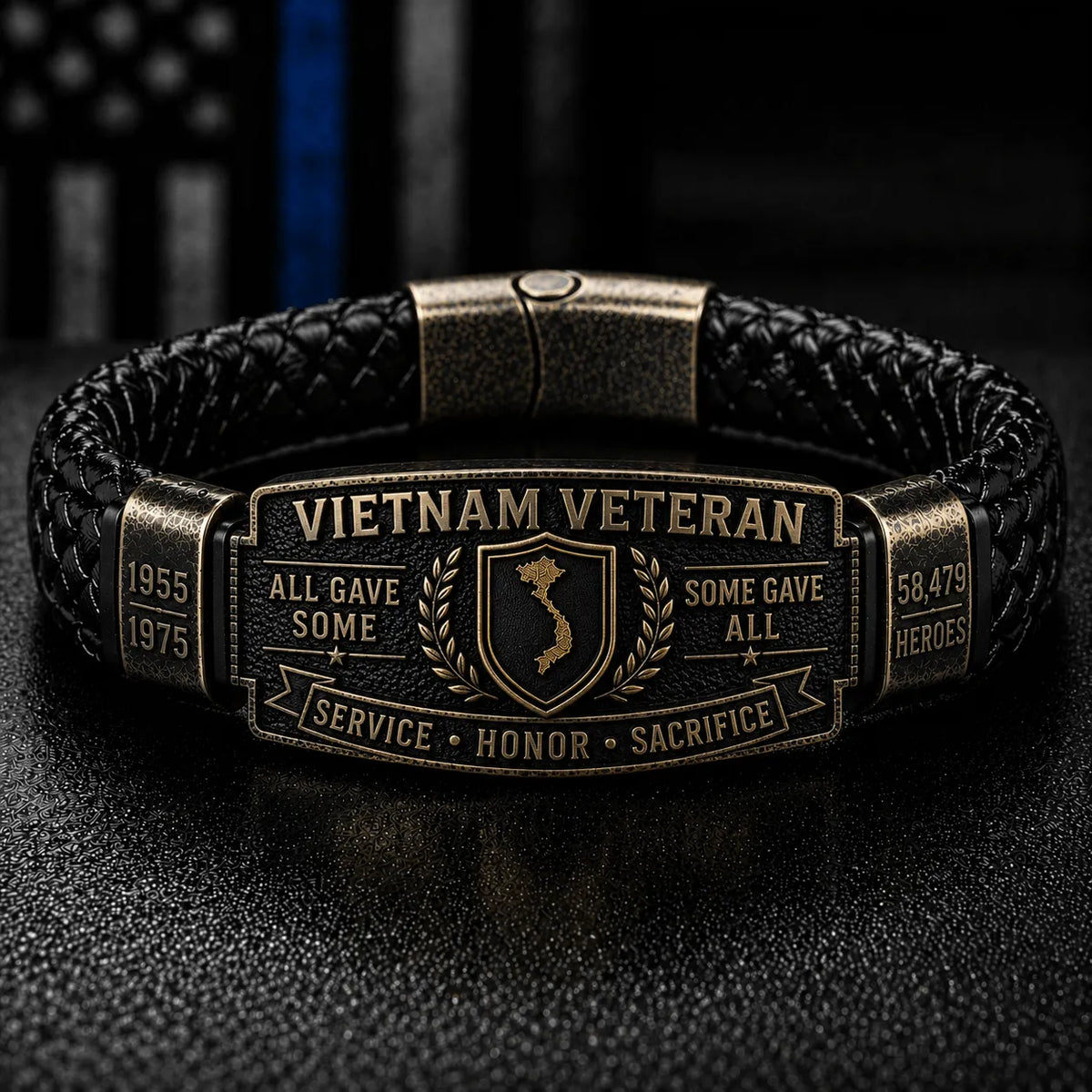 Operation Desert Storm Veteran Bracelet – Gulf War Paracord Keepsake