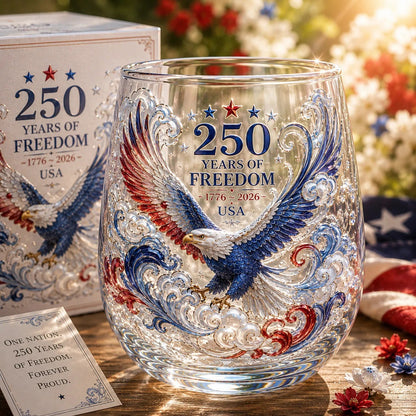 250 Years of Freedom Glass Cup