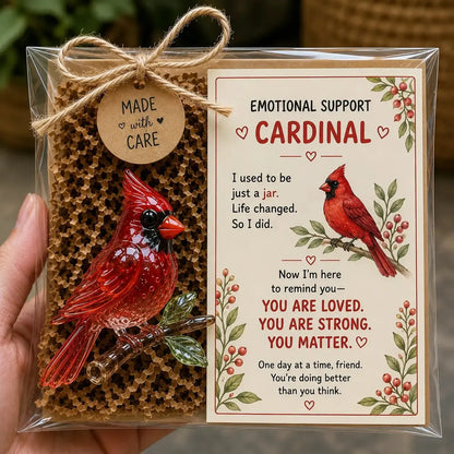 💌 Emotional Support Animal Gift Set – Cute Comfort Keepsake with Card