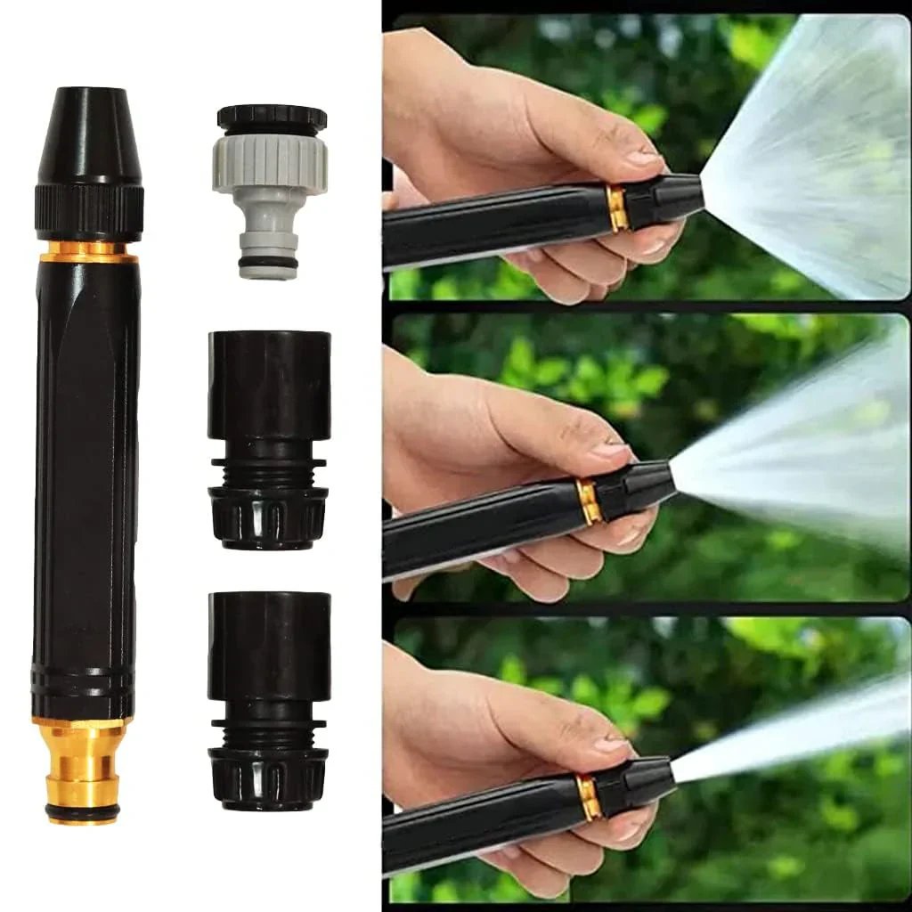 High-Pressure Water Spray Nozzle for Car Cleaning and Garden Use