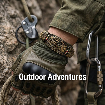 Operation Desert Storm Veteran Bracelet – Gulf War Paracord Keepsake