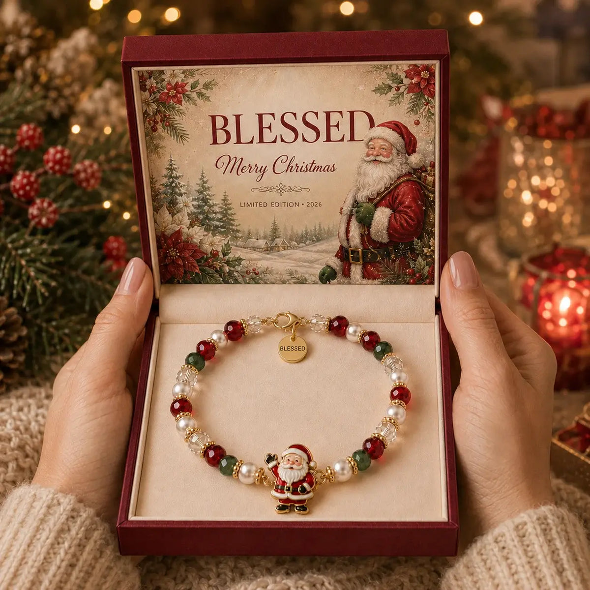🎄 Limited Edition Christmas Meaning Bracelet Set | Holiday Keepsake Gift Jewelry