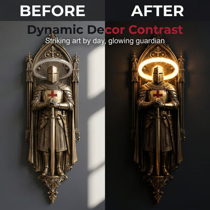 🛡️ Medieval Knight Wall Sconce