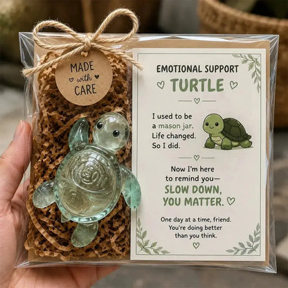 💌 Emotional Support Animal Gift Set – Cute Comfort Keepsake with Card