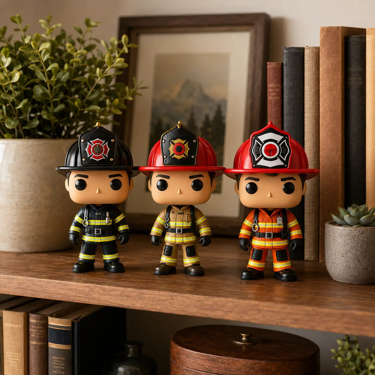 Firefighter Hero Collectible Figurine – Firefighter-Inspired Desk Decor & Meaningful Gift