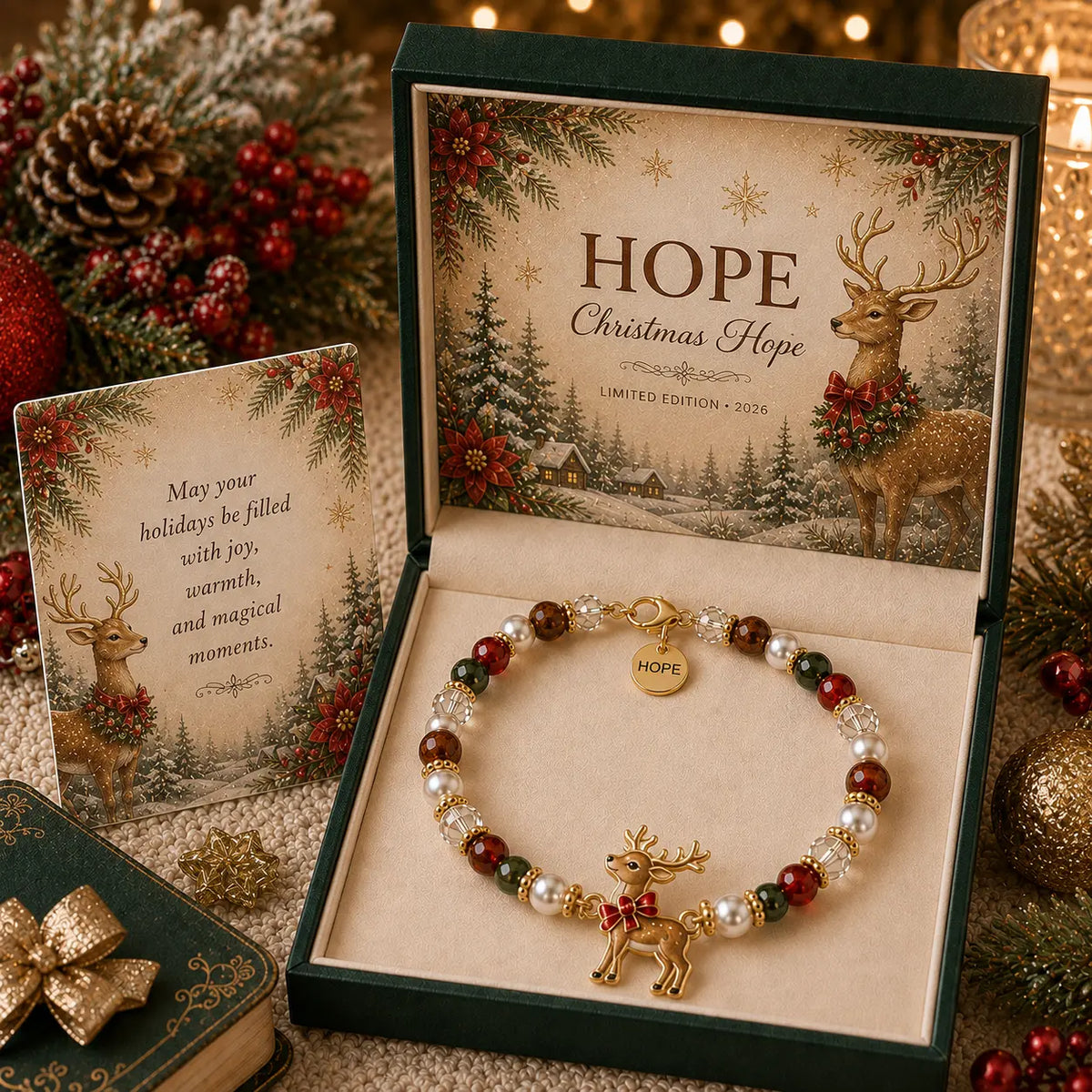 🎄 Limited Edition Christmas Meaning Bracelet Set | Holiday Keepsake Gift Jewelry