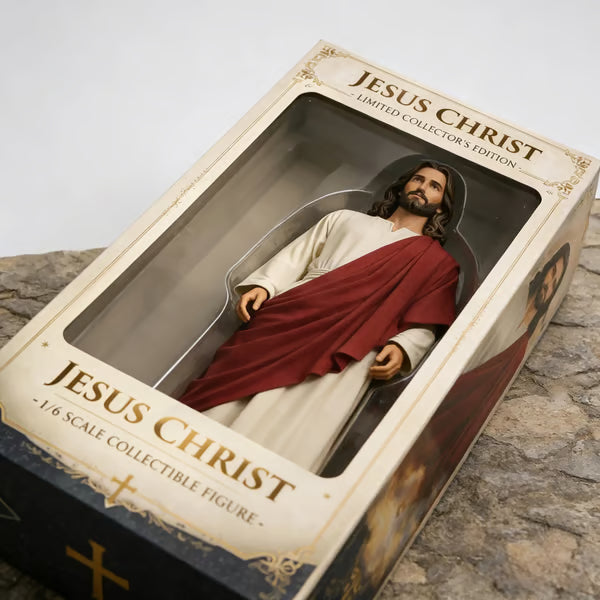 ✝️ Handcrafted Jesus Christ Collectible Figure – A Sacred Father’s Day Gift of Faith & Love
