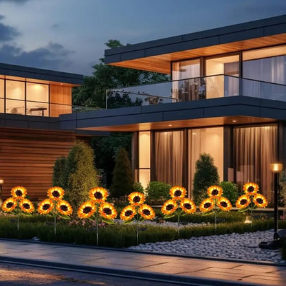 Solar Sunflower Lights – Automatic Dusk-to-Dawn Garden Glow