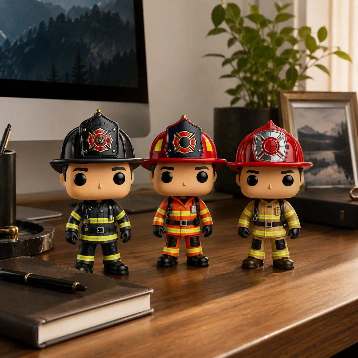 Firefighter Hero Collectible Figurine – Firefighter-Inspired Desk Decor & Meaningful Gift