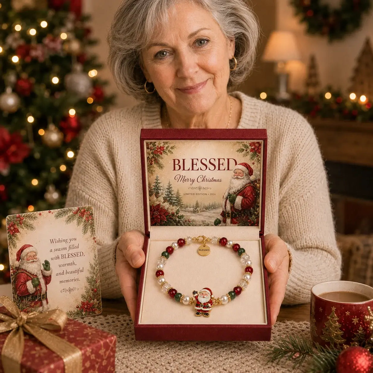🎄 Limited Edition Christmas Meaning Bracelet Set | Holiday Keepsake Gift Jewelry