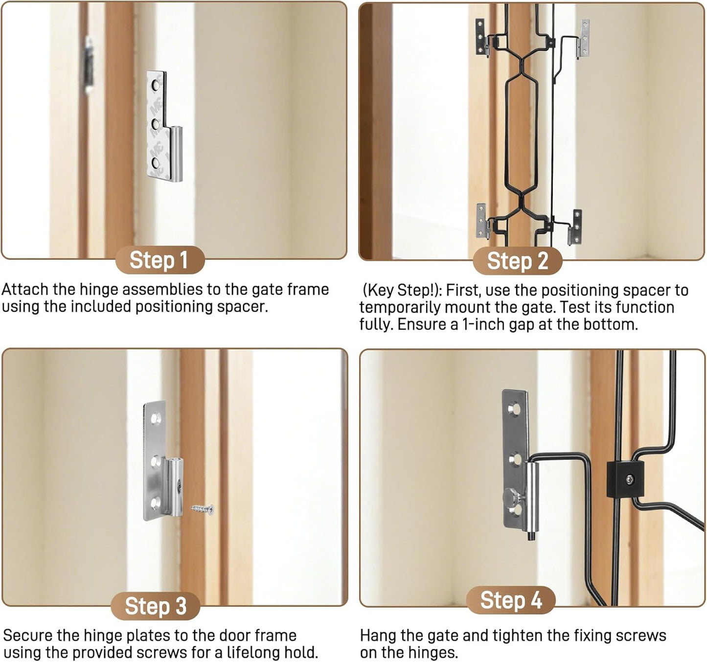 Automatic Retractable Dog Gate for Front Doors