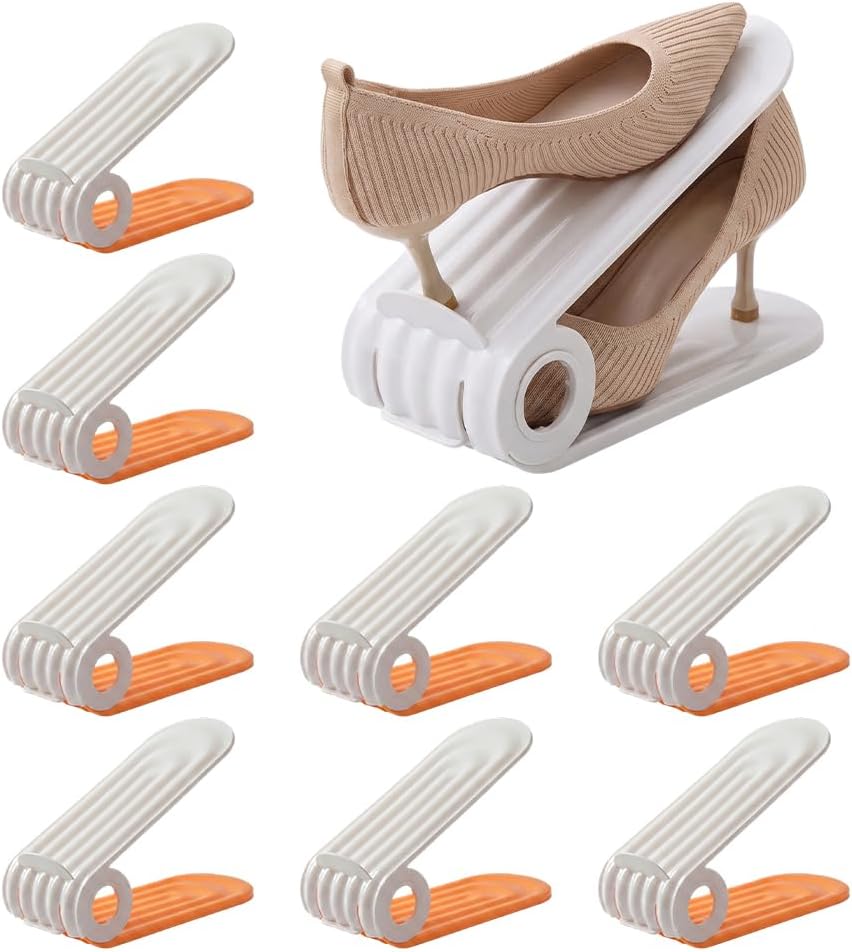 Space-Saving Adjustable Shoe Stacker – Organize Your Shoes Effortlessly