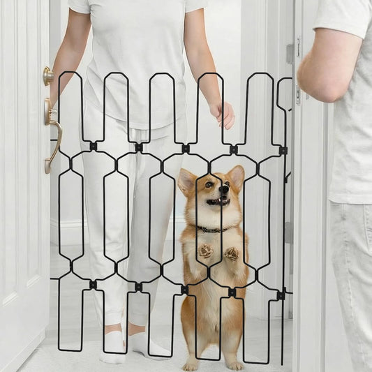 Automatic Retractable Dog Gate for Front Doors