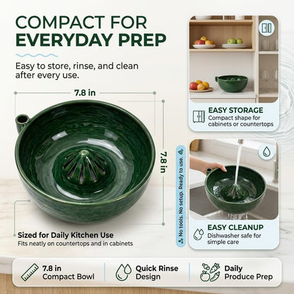 Self Spinning Berry Washing Bowl