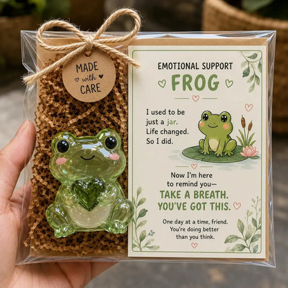 💌 Emotional Support Animal Gift Set – Cute Comfort Keepsake with Card