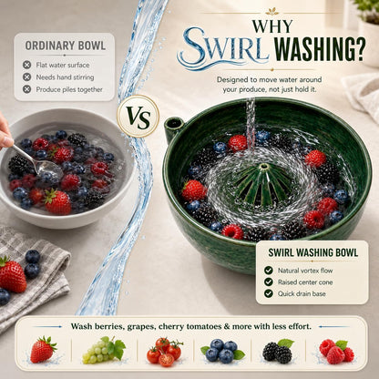 Self Spinning Berry Washing Bowl