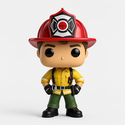 Firefighter Hero Collectible Figurine – Firefighter-Inspired Desk Decor & Meaningful Gift