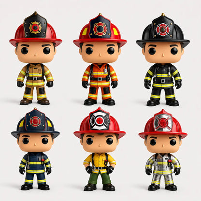 Firefighter Hero Collectible Figurine – Firefighter-Inspired Desk Decor & Meaningful Gift