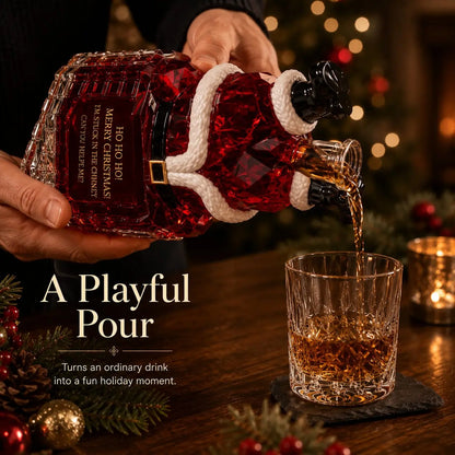 🎅 Santa Stuck in the Chimney Decanter | Festive Christmas Bar Decor