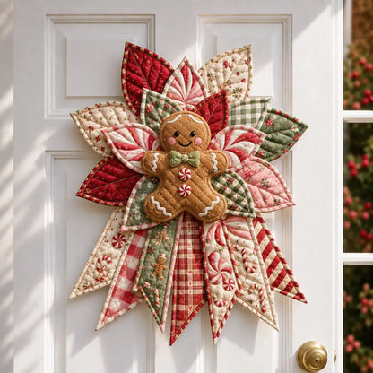 🎄 Quilted Christmas Door Hanging DIY Sewing Kit | Handmade Holiday Home Decor