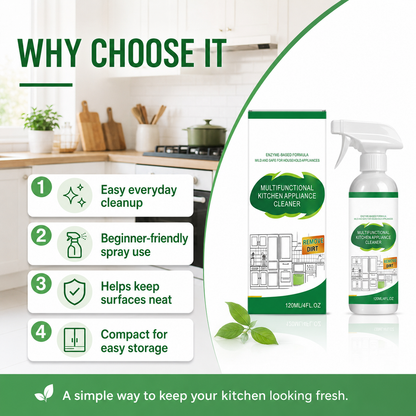 3-in-1 Heavy Duty Kitchen Degreaser & Sanitizer Spray