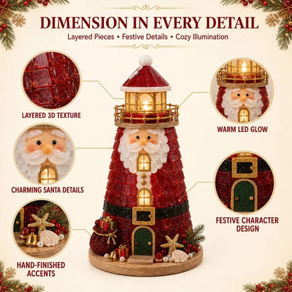 🎄 DIY Lighted Christmas Lighthouse Kit Collection | Sea Glass-Style Holiday Craft Gift