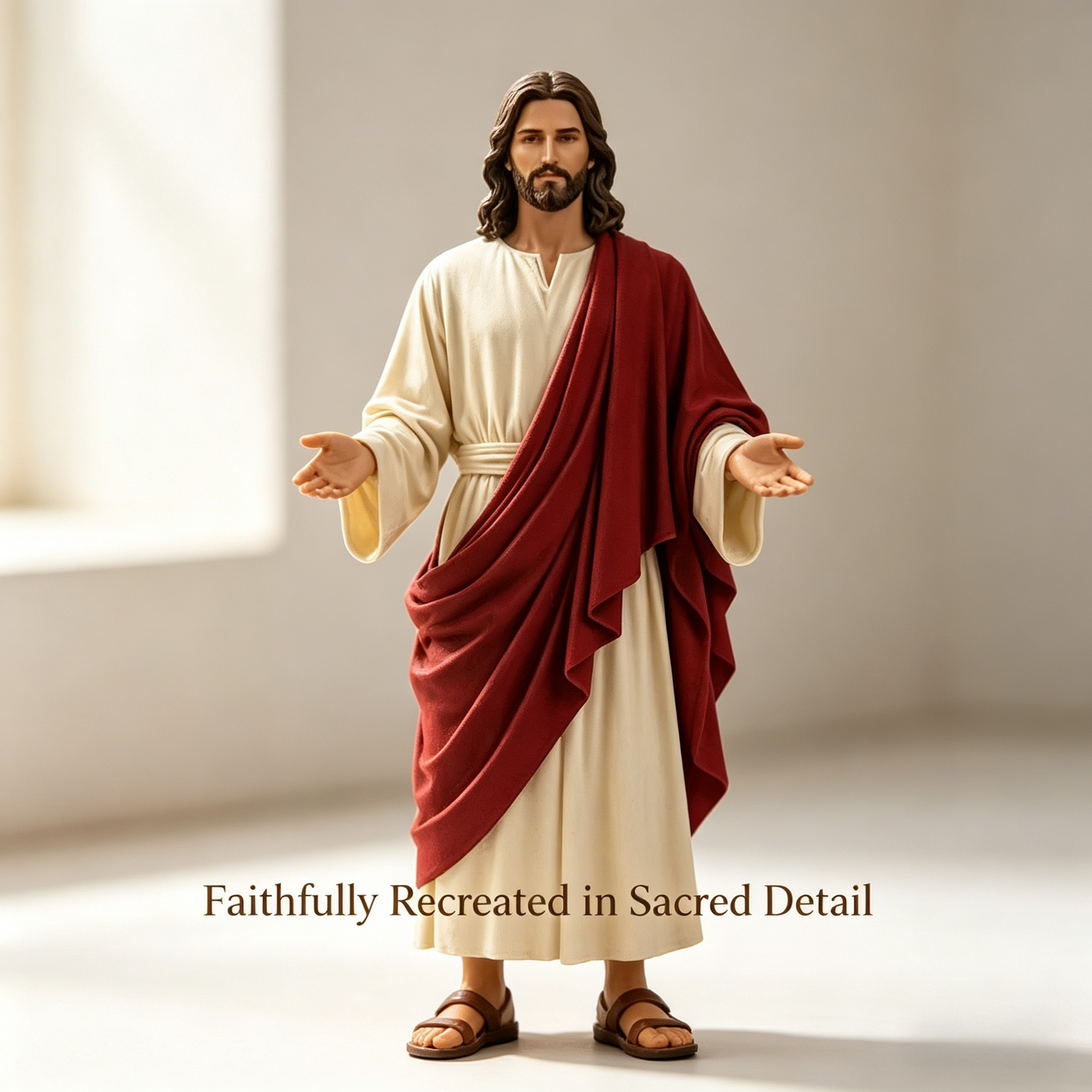 ✝️ Handcrafted Jesus Christ Collectible Figure – A Sacred Father’s Day Gift of Faith & Love