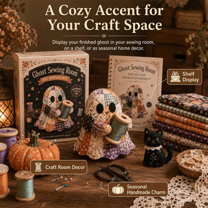👻 Little Ghost’s Cozy Halloween DIY Patchwork Kit