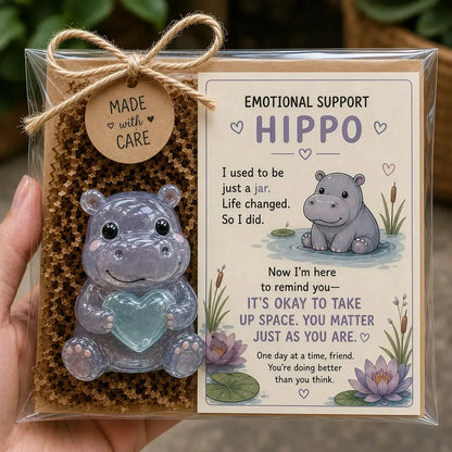 💌 Emotional Support Animal Gift Set – Cute Comfort Keepsake with Card
