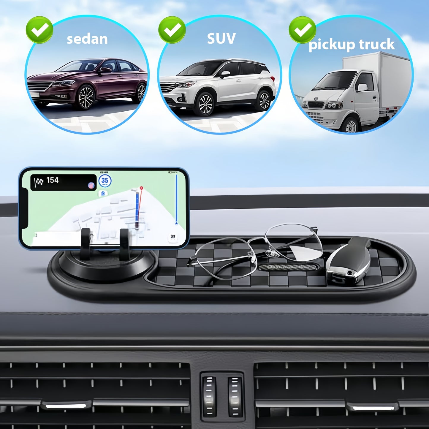 Anti-Slip Mat Solves Every Driver's Biggest Frustration