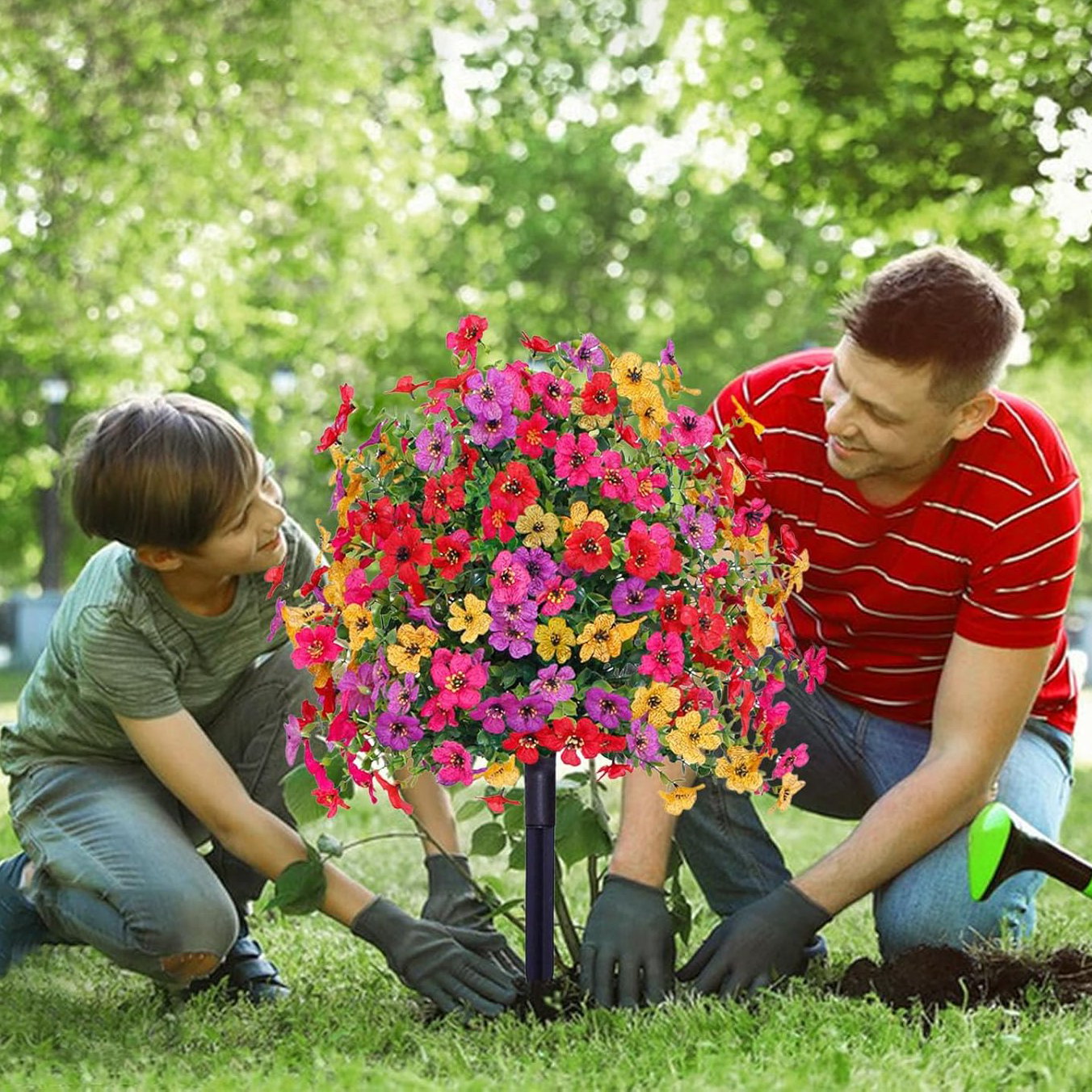Outdoor/Indoor UV Resistant & Waterproof Artificial Flower Decor