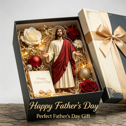 ✝️ Handcrafted Jesus Christ Collectible Figure – A Sacred Father’s Day Gift of Faith & Love