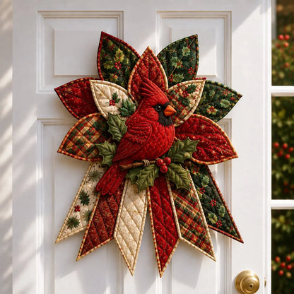 🎄 Quilted Christmas Door Hanging DIY Sewing Kit | Handmade Holiday Home Decor