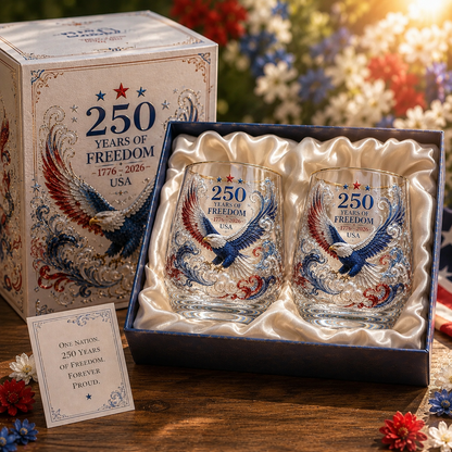 250 Years of Freedom Glass Cup
