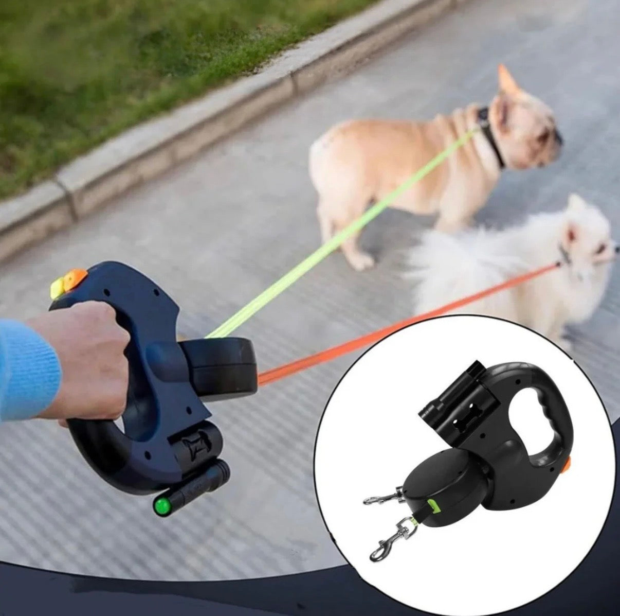 Tangle-Free Dual Dog Leash