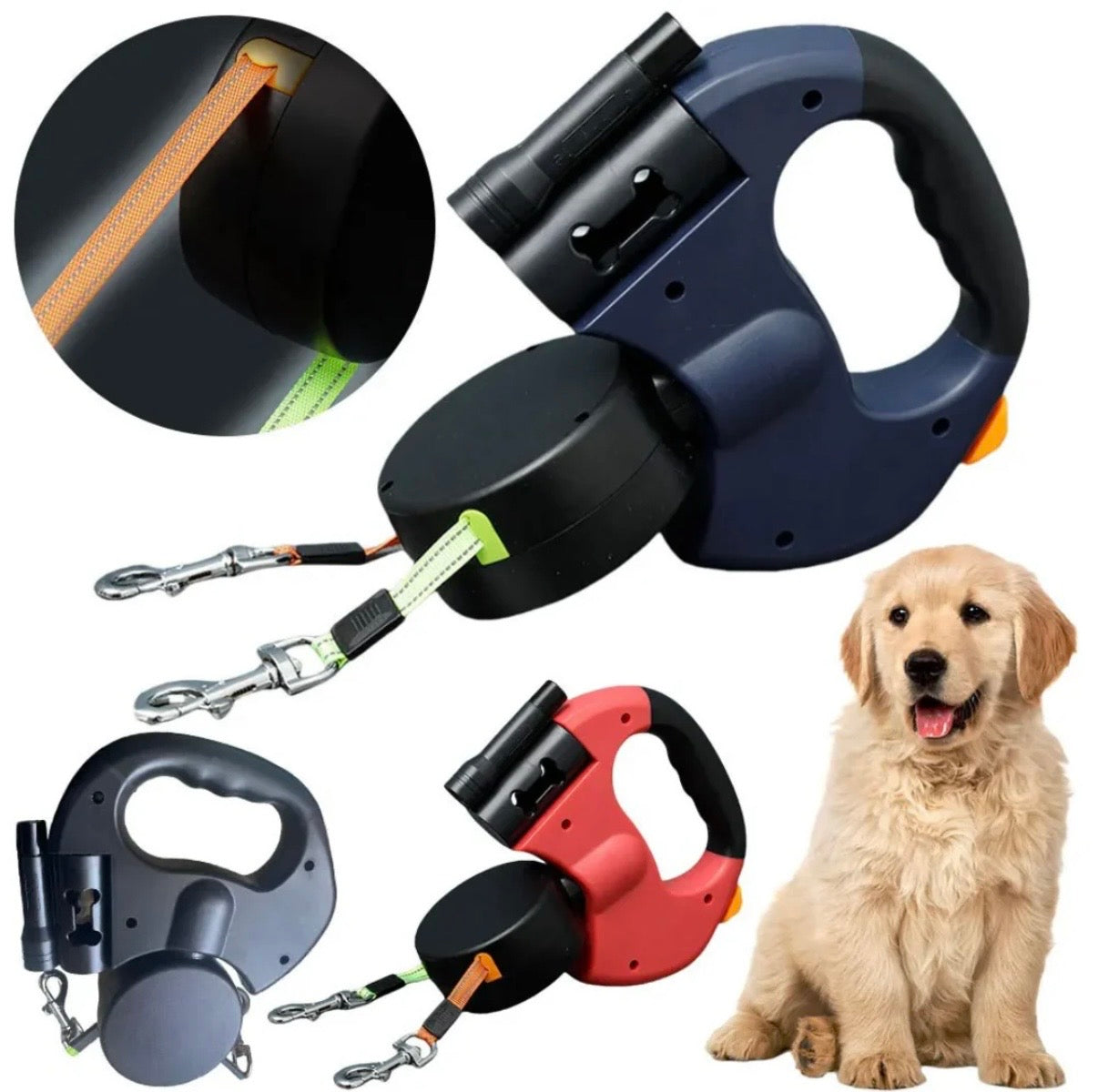 Tangle-Free Dual Dog Leash