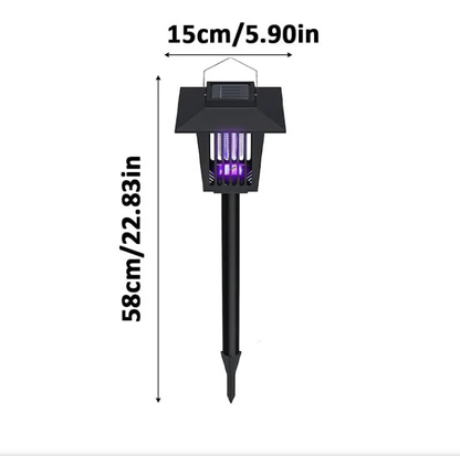 Solar Mosquito Zapper Stake Light – UV Bug Zapper & Garden Pathway Lamp
