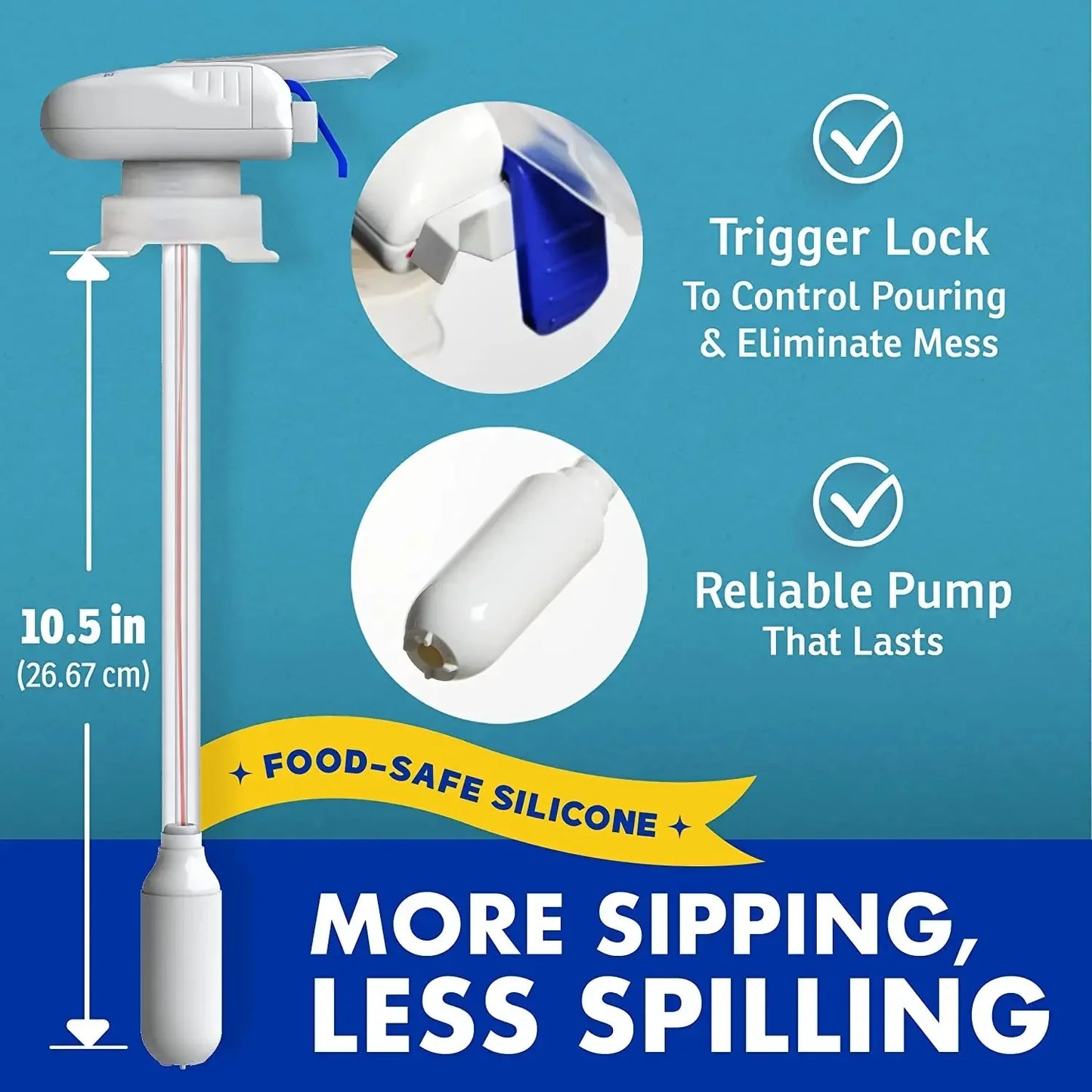 🚰 Automatic Drink Dispenser – One-Handed Pour, Zero Mess!