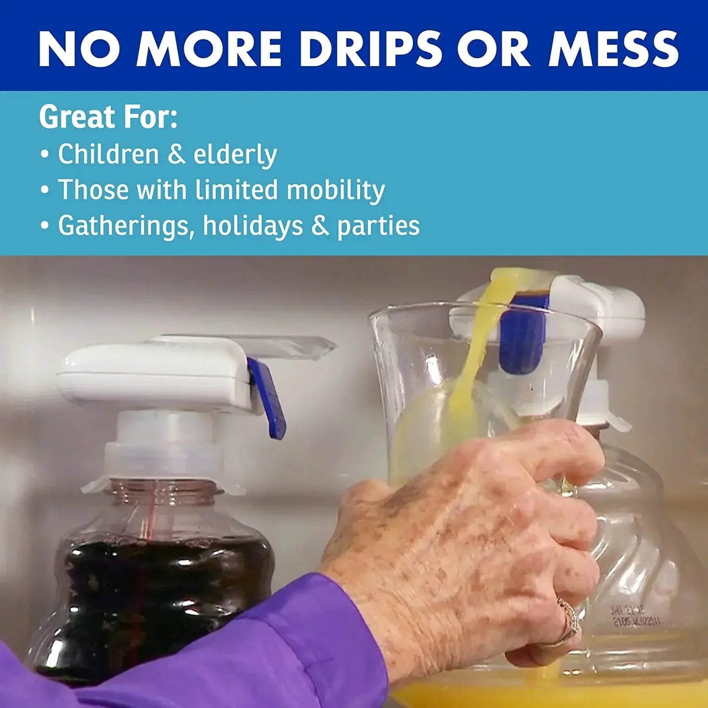 🚰 Automatic Drink Dispenser – One-Handed Pour, Zero Mess!