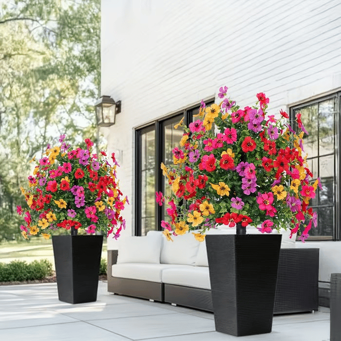 Outdoor/Indoor UV Resistant & Waterproof Artificial Flower Decor